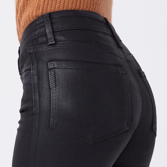 Paige Hoxton Black Fog Luxe Ankle Jeans - Picture 3 of 6